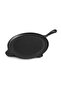FERRIC CAST IRON GRILL PAN BLACK 27CM - 3