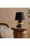 Trancey E-14 Ceramic Table Lamp 20x20x29cm - Black