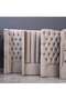 Venus Headboard Velvet Beige L-90 : H-125 Cm - 8