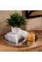 Conclave Round Metal Tray With Handles 51x44x6cm - Raw Nickel