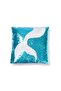Mermaid Sequins Filled Cushion 33x33cm - Blue - 3
