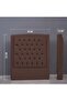 BIANCA HEADBOARD VELVET BROWN L-120 : H-125 CM - 4