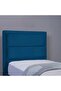 TROJAN HEADBOARD VELVET BLUE L-90 : H-125 CM