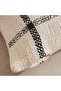 Miami Chunky Plaid Cushion Cover 50x50cm -black - 3