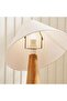 Glance E27 Wooden With Jute Shade Table Lamp Dia 35x60cm - Natural - 3