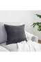 Jaxtyn Cushion Cover 50x50cm - Charcoal