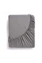 Retreat King Fitted Sheet 180x200+33cm - Storm Grey - 4