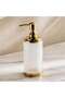 Astrid Glass Soap Dispenser 7x7x19cm - Gold - 4