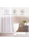 Athens Shower Curtain 180x180cm - White - 4