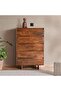 Rockfeller V1 Chest Of Drawers With 5 Drawer - Walnut - 2