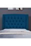 BIANCA HEADBOARD VELVET BLUE L-90 : H-125 CM - 2