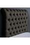 AURORA HEADBOARD CHANEL LIGHT BROWN L-120 : H-125 CM - 3