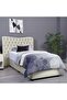 MARS HEADBOARD VELVET WHITE L-90 : H-125 CM - 5