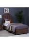 Uranus Headboard Velvet Brown L-120 : H-125 Cm - 5