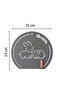 3Pcs Gray Color Silicone Drain Cover Odor-Resistant Sink Bathroom Kitchen Drain Plug - 2