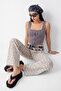 Antrasit Fitted/Vücuda Oturan Korse Havuz Yaka Kolsuz Crop/Kısa Soft Touch Örme Bluz TWOSS26BZ00823 - 3