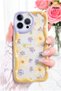 iPhone 14 Pro Max Case Designed with Patterned Camera Protection Daisy Flower Colorful Silicone Cover - 2
