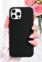 iPhone 15 Pro Case Velvet Launch Soft Liquid Silicone Camera Protected Cover Black - 4