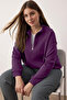 سترة رياضية كبيرة الحجم بسحاب من نوع Plum Collar طراز TBBAW26AO00019 - 2