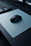 Vision Cam Mouse Pad Rubber Base 450X400X3Mm Micro-Etched Glass Slip Resistant Gaming Gray