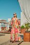 Women's Abstract Pattern Dress Fuchsia - 12