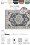 Private Beige Antique Carpet Vintage Carpet Runner Digital Printing Carpet Living Room Carpet (Xxx) - 3