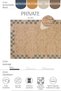 Private Orange Antique Vintage Carpet Checkered Pattern Woven Chenille Carpet Modern Living Room Carpet (Xxx) - 4