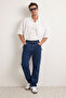 Lacivert Baggy/90's Straight Fit Jeans Bol Kot Pantolon TMNSS24JE00012