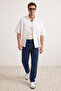 Lacivert Baggy/90's Straight Fit Jeans Bol Kot Pantolon TMNSS24JE00012 - 3