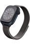 Apple Watch 42mm Seri 12/11/10 Uyumlu Kordon Band Metal Fit Grafit - AMP06928