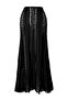 Siyah Örme Maxi Dantelli Plaj Etek TBESS26ET00018 - 6