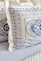 Amar Blue 100% Cotton Double Duvet Cover Set - 2