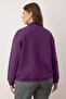 سترة رياضية كبيرة الحجم بسحاب من نوع Plum Collar طراز TBBAW26AO00019 - 4