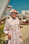 Women's Floral Print Dress Purple - 7