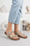 Women's Daily Slippers Flip-Flops Bridal Home Guest Outdoor Slippers - 3