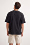 Unisex Siyah-Siyah Oversize 2'li Paket Basic %100 Pamuklu T-Shirt TMNSS24TS00038 - 6