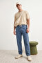 Mavi Regular Fit Beli Lastikli Geniş Kalıp Bol Kot Pantolon Jeans TMNAW24JE00025