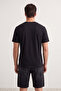 Siyah-Beyaz-Antrasit-Bordo -Lacivert Slim/Dar 5'li Basic %100 Pamuklu T-shirt TMNAW20TS0243 - 3