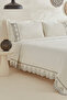 Orvin Double Embroidered Duvet Cover Set White - 3