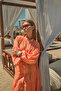 Women's Lined Tulle Dress Orange - 17