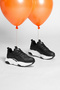 Kids Ds Storm Black and White Children's Sneaker - 3
