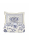 Amar Blue 100% Cotton Double Duvet Cover Set - 5
