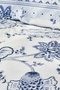 Amar Blue 100% Cotton Double Duvet Cover Set - 4
