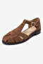 Dexara Earth Suede Genuine Leather Women's Sandals - 4