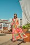 Women's Abstract Pattern Dress Fuchsia - 15