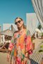 Women's Abstract Pattern Dress Fuchsia - 13