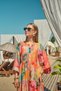Women's Abstract Pattern Dress Fuchsia - 6