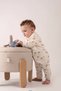 Baby Girls Boys Romper Long Sleeve Zipper Pajamas Jumpsuit Printed Sleeping Bag - 8