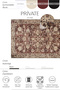 Private Burgundy Antique Vintage Carpet Ethnic Patterned Authentic Woven Chenille Carpet Living Room Carpet - 3