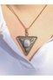 Natural Stone Moonstone Natural Stone Triangle Model Ancient Woman Necklace Euk41Ay - 2